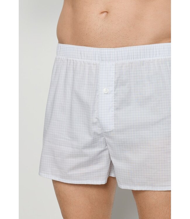 Hanro Fancy Woven Boxer Squared Sky (074013)