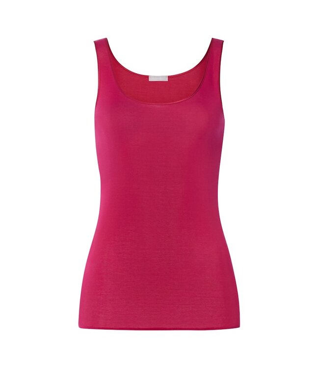 Hanro Cotton Seamless Tank Top Light Sangria (071604)