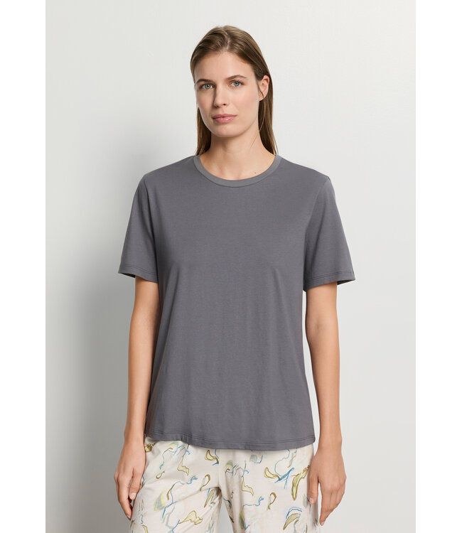 Hanro Natural Short Sleeve Shirt Mercury (SALE)