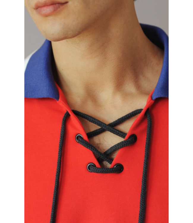 Hanro Charlotte Adam Long Sleeve Shirt Cherry Red (074718)