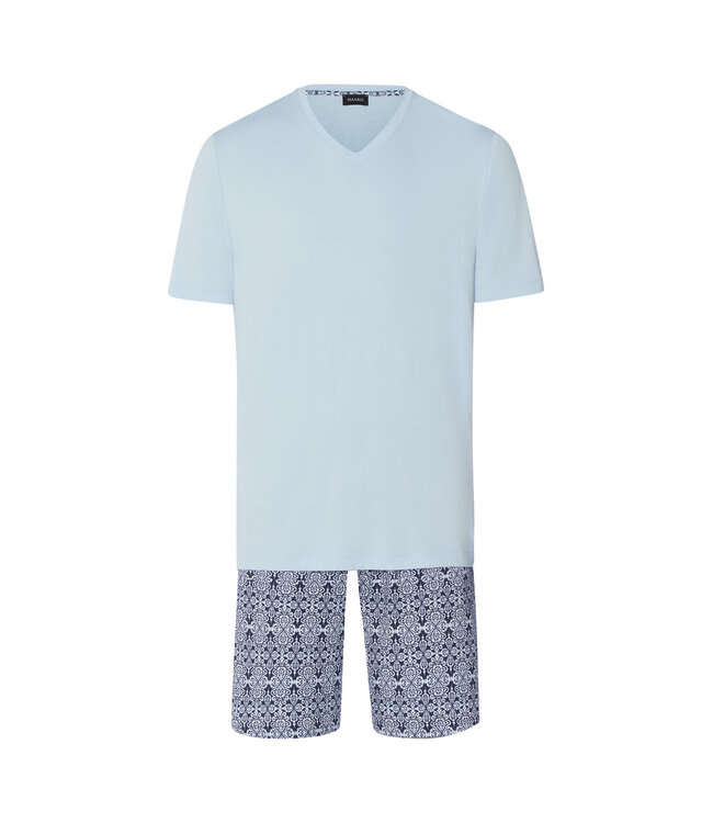 Hanro Night & Day Pyjama Set Heritage Tiles (075758)