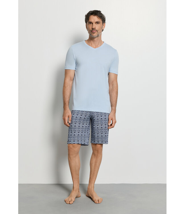 Hanro Night & Day Pyjama Set Heritage Tiles (NEW TREND)