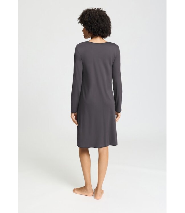 Hanro Cotton Silk Long Sleeve Nightdress Boulevard (074815)