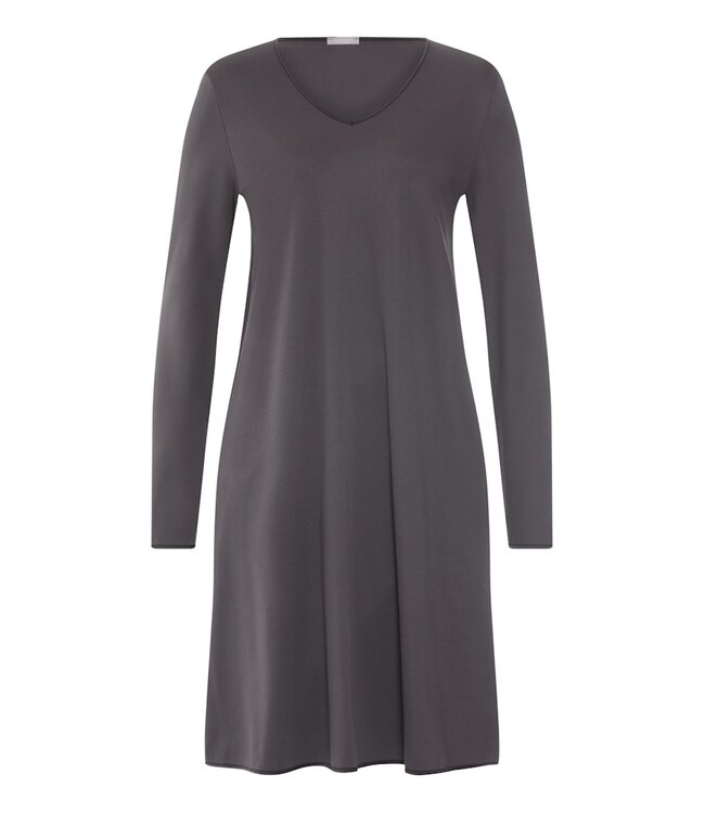Hanro Cotton Silk Long Sleeve Nightdress Boulevard (074815)
