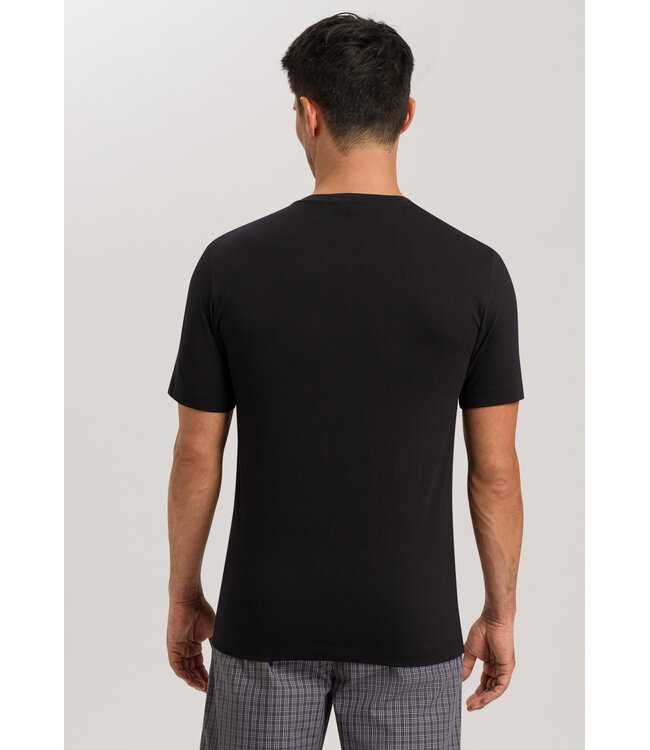 Hanro Living Shirt Crew Neck Black (075050)