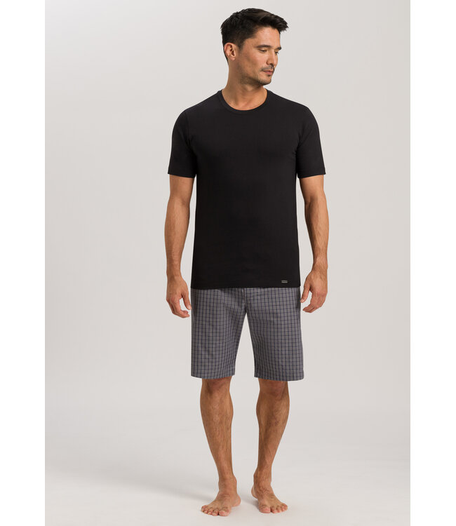 Hanro Living Shirt Crew Neck Black (075050)