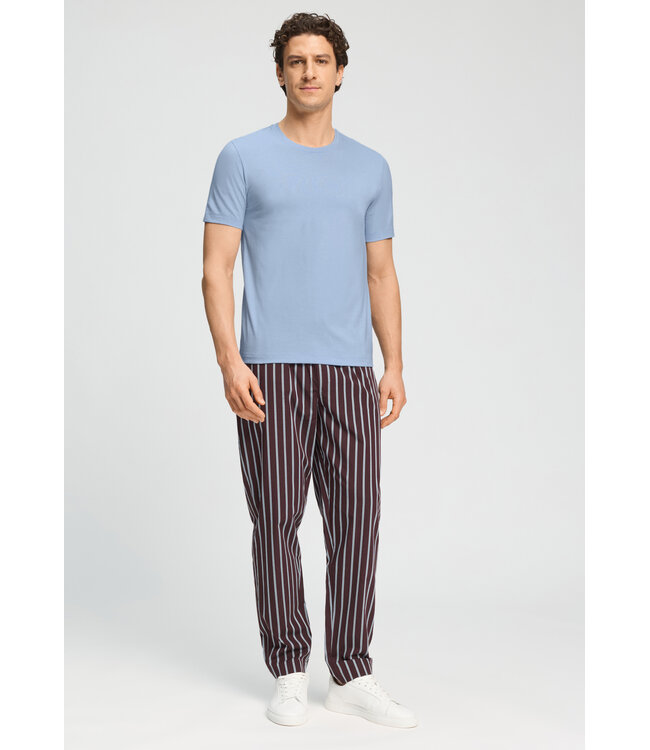 Hanro Living Shirt Crew Neck Cashmere Blue (075050)
