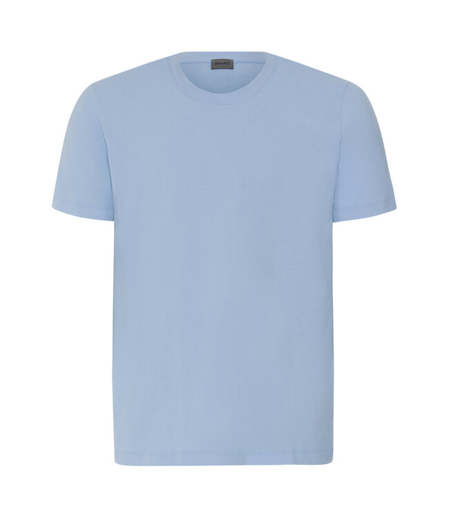 Hanro Living Shirt Crew Neck Cashmere Blue (075050)