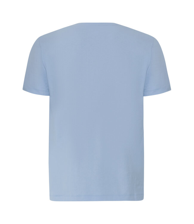 Hanro Living Shirt Crew Neck Cashmere Blue (075050)