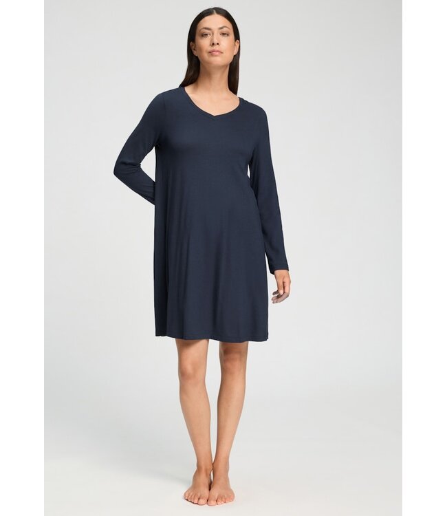 Hanro Sleep & Lounge Nightdress Deep Navy (NEW BASIC)