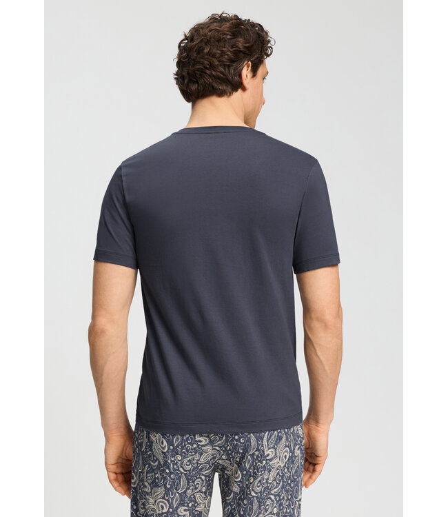 Hanro Living Shirt V-Neck Stormy Gray (075051)