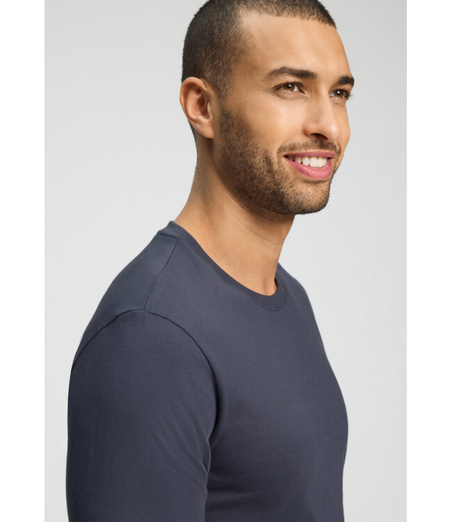 Hanro Living Shirts Long Sleeve Stormy Gray (075053)