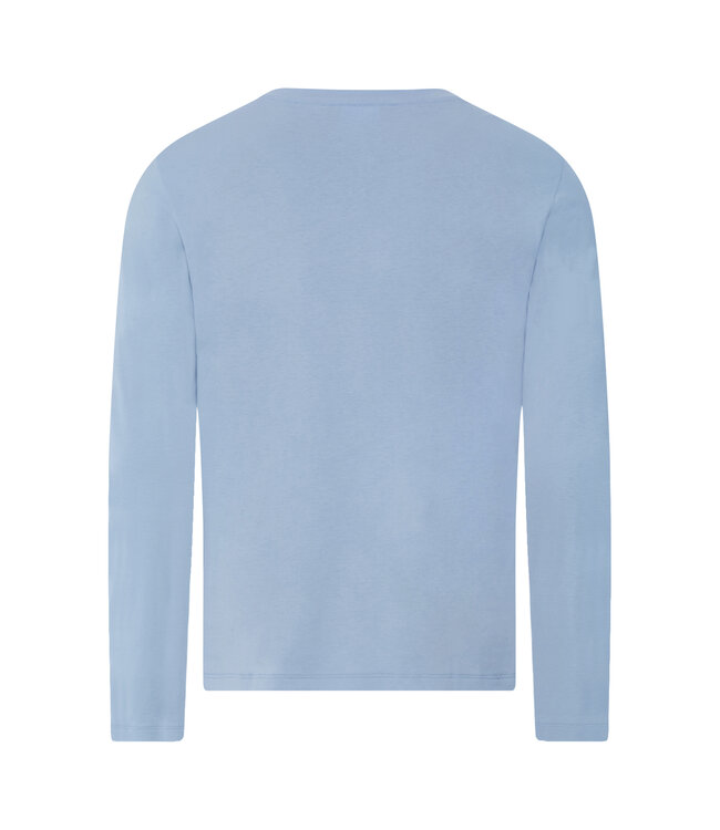 Hanro Living Shirts Long Sleeve Cashmere Blue (075053)