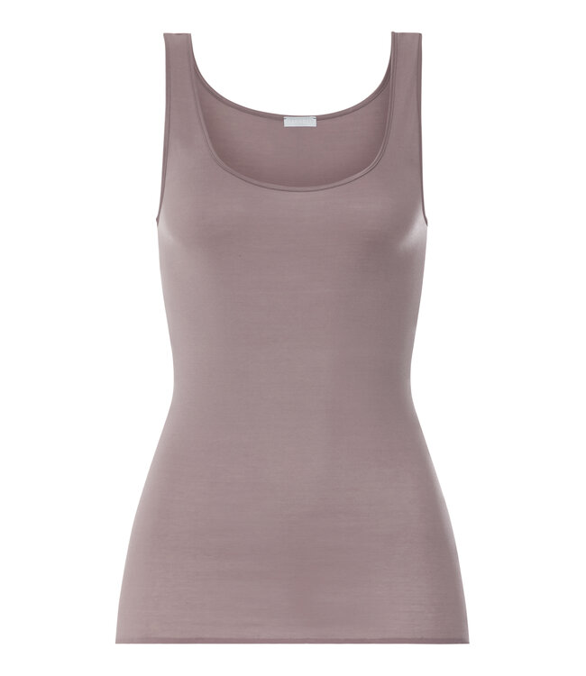 Hanro Cotton Seamless Tank Top Stormy Rose (071604)