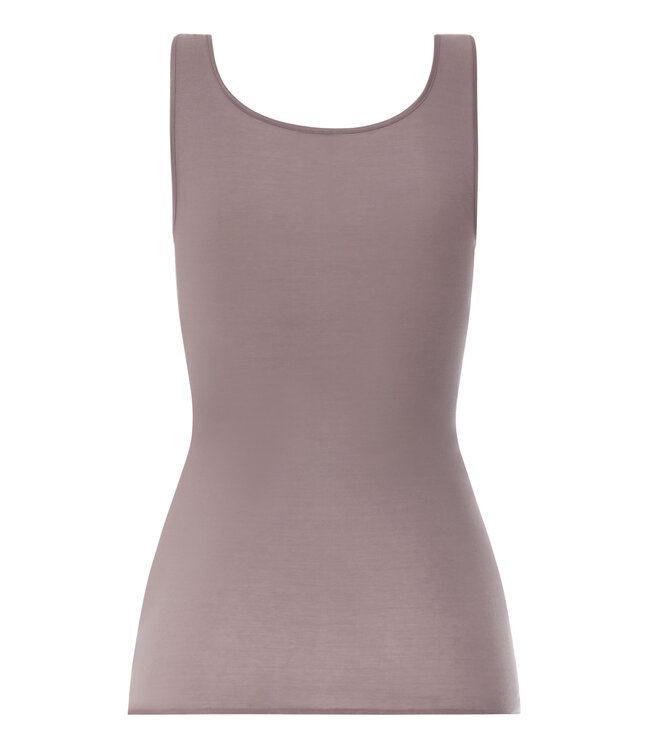 Hanro Cotton Seamless Tank Top Stormy Rose (071604)