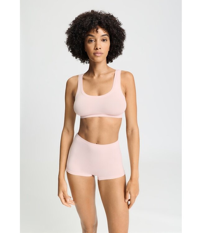 Hanro Touch Feeling Crop Top Rosewater (NEW TREND)