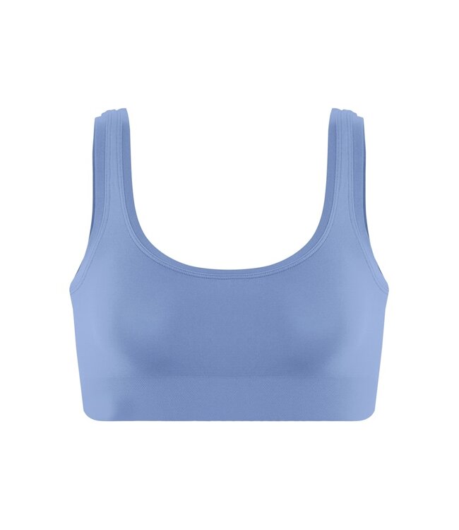 Hanro Touch Feeling Crop Top Bluebird (071810)
