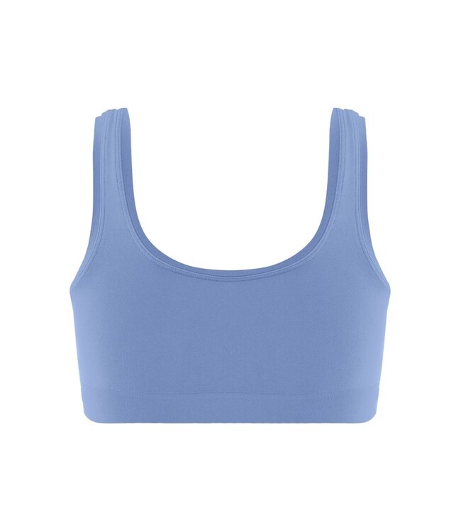 Hanro Touch Feeling Crop Top Bluebird (071810)