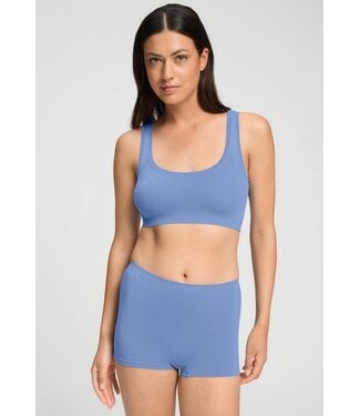 Hanro Touch Feeling Crop Top Bluebird (NEW TREND)