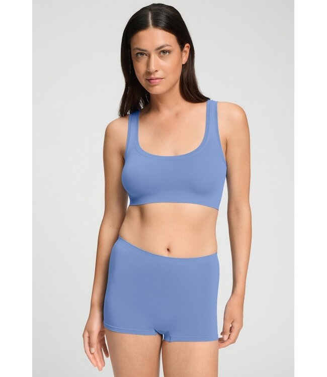 Hanro Touch Feeling Crop Top Bluebird (NEW TREND)