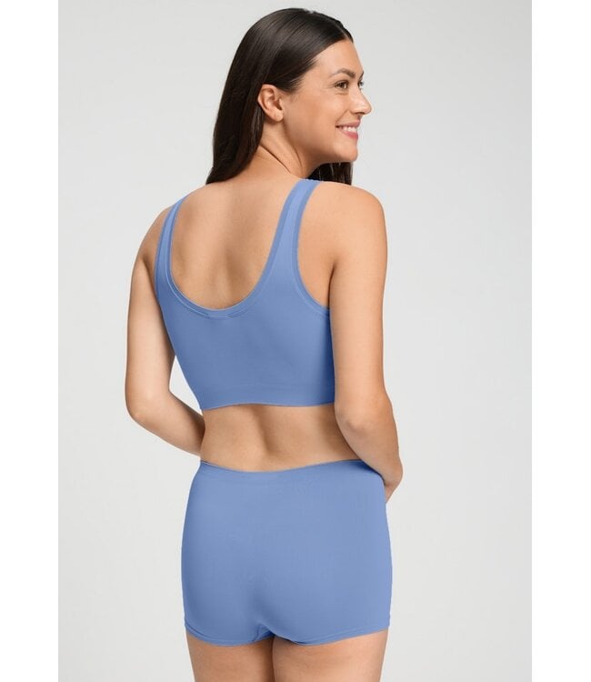 Hanro Touch Feeling Crop Top Bluebird (071810)