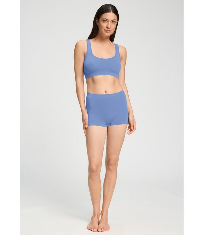 Hanro Touch Feeling Crop Top Bluebird (071810)