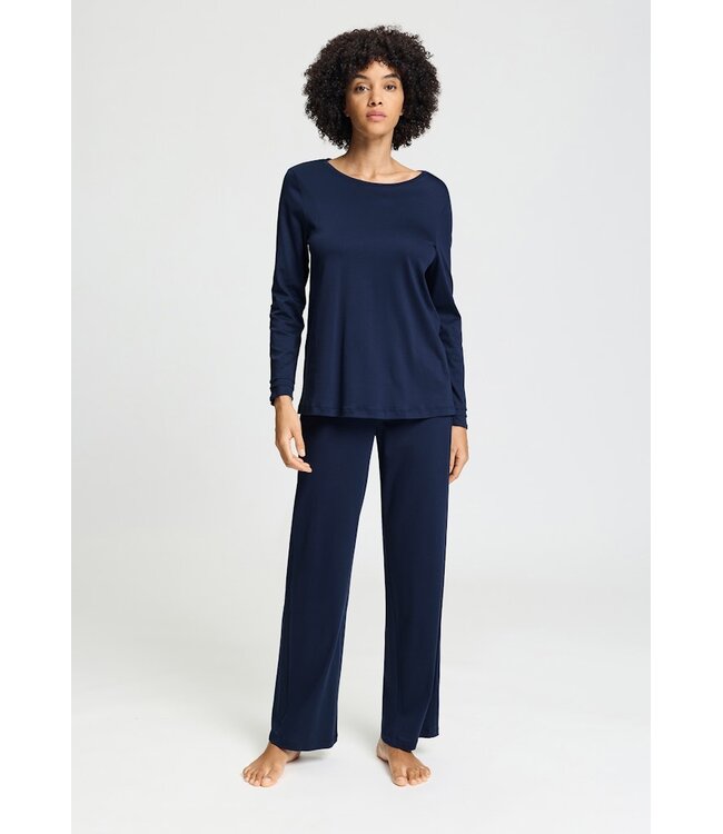 Hanro Pilar Pajama Deep Navy (NEW TREND)