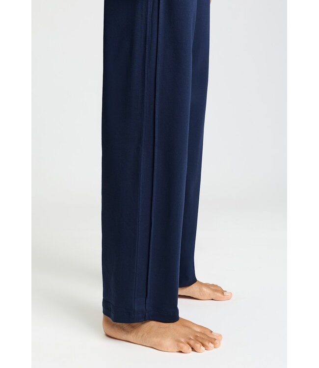 Hanro Pilar Long Sleeve Pajama Deep Navy (NEW TREND)