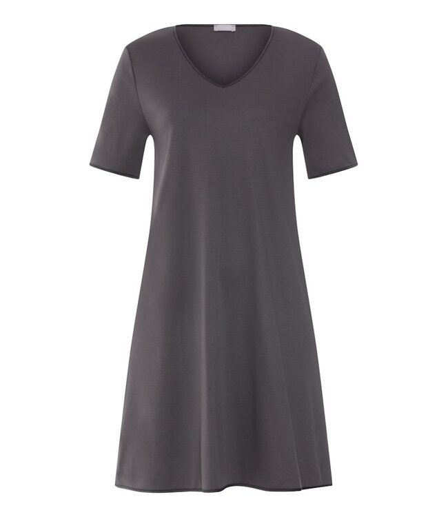 Hanro Cotton Silk Short Sleeve Nightdress Boulevard (074814)