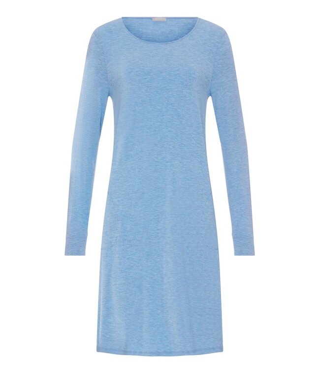 Hanro Natural Elegance Nightdress Bluebird Melange  (074831)