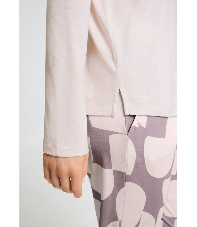 Hanro Sleep & Lounge Long Sleeve Shirt Moonlight (074844)