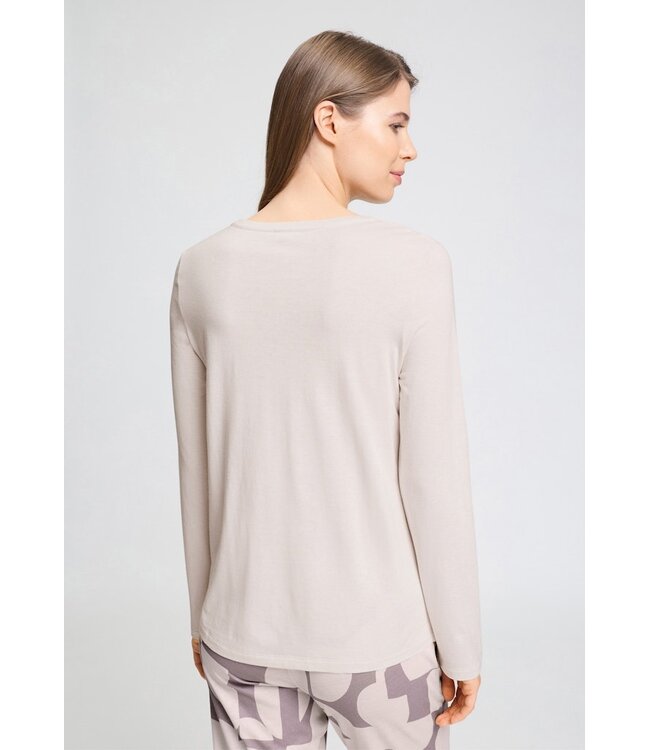 Hanro Sleep & Lounge Long Sleeve Shirt Moonlight (074844)