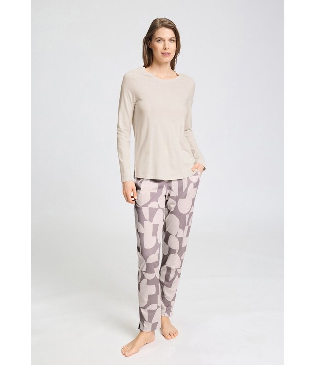 Hanro Sleep & Lounge Long Sleeve Shirt Moonlight (074844)