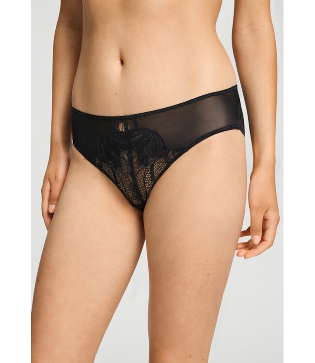 Hanro Lysia Midi Brief Black (NEW TREND)