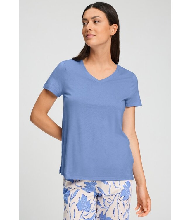 Hanro Sleep & Lounge Shirt Blue Bird (NEW TREND)