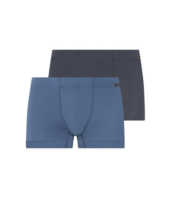 Hanro Cotton Essentials 2-Pack Pants Stormy Gray | Tanzanite (073079)