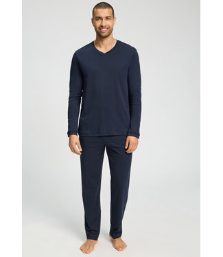 Hanro Night & Day Pajama Set Deep Navy (NEW BASIC)