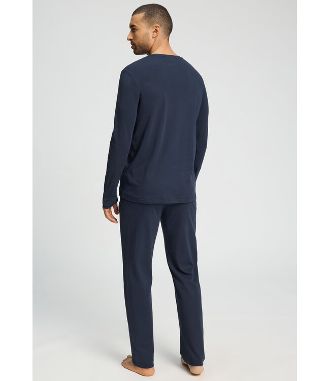 Hanro Night & Day Pajama Set Deep Navy (075967)