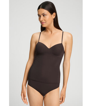 Hanro Allure Padded Bra Camisole Mocha Brown (NEW TREND)