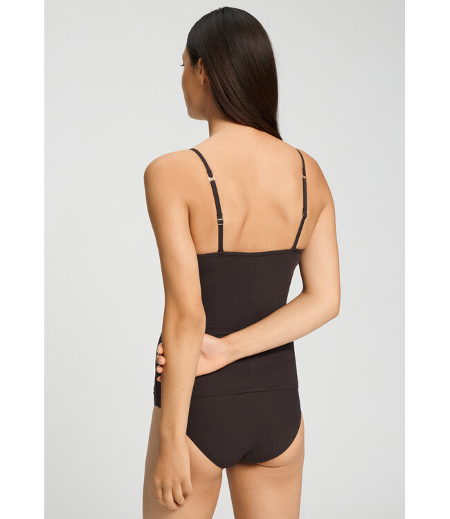 Hanro Allure Padded Bra Camisole Mocha Brown (071462)