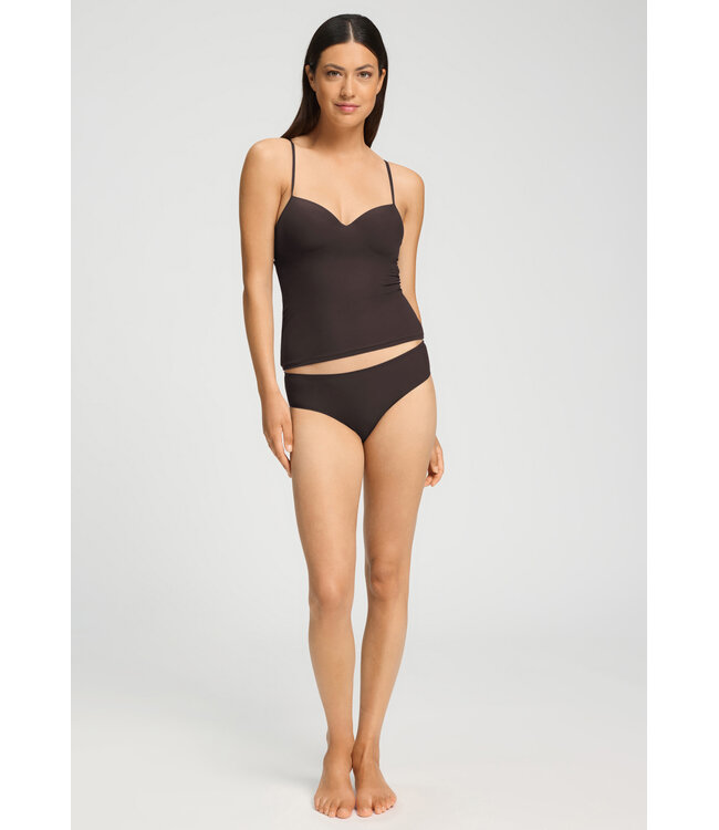 Hanro Allure Padded Bra Camisole Mocha Brown (071462)