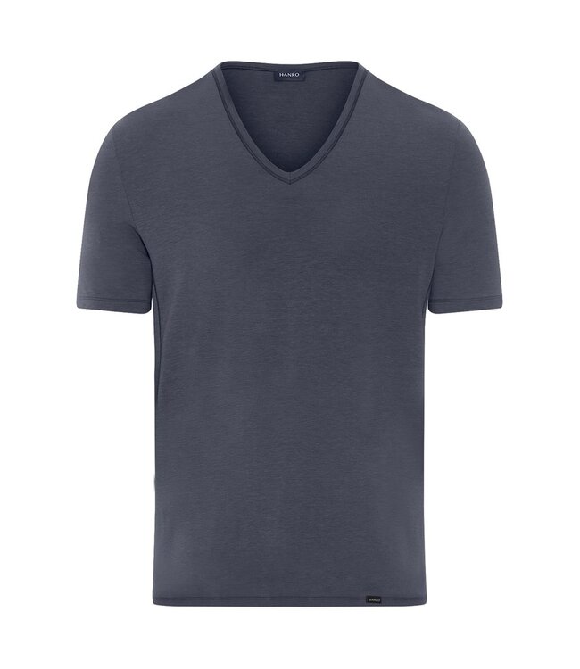 Hanro Natural Function Shirt V-Neck Stormy Gray (073185)