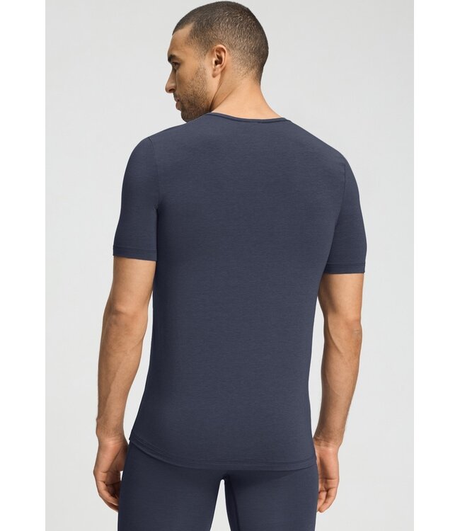 Hanro Natural Function Shirt V-Neck Stormy Gray (073185)