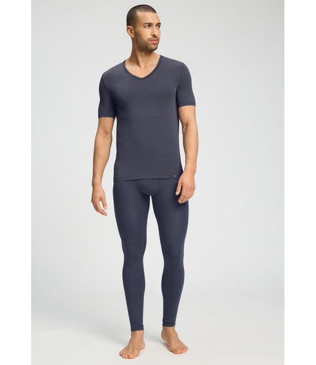 Hanro Natural Function Shirt V-Neck Stormy Gray (073185)