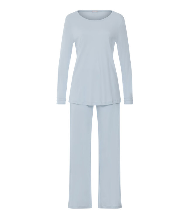 Hanro Pilar Long Sleeve Pajama Pastel Sky (074708)
