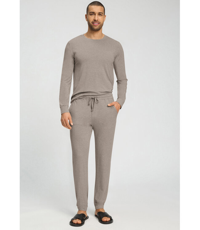 Hanro Winter Casuals Long Pants Toffee Melange (075838)