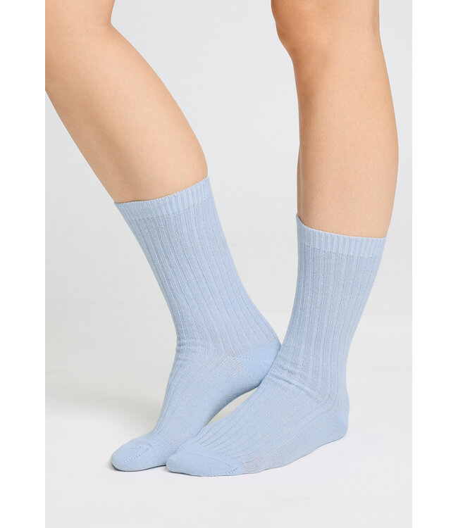 Hanro Socks Chalky Blue (078551)