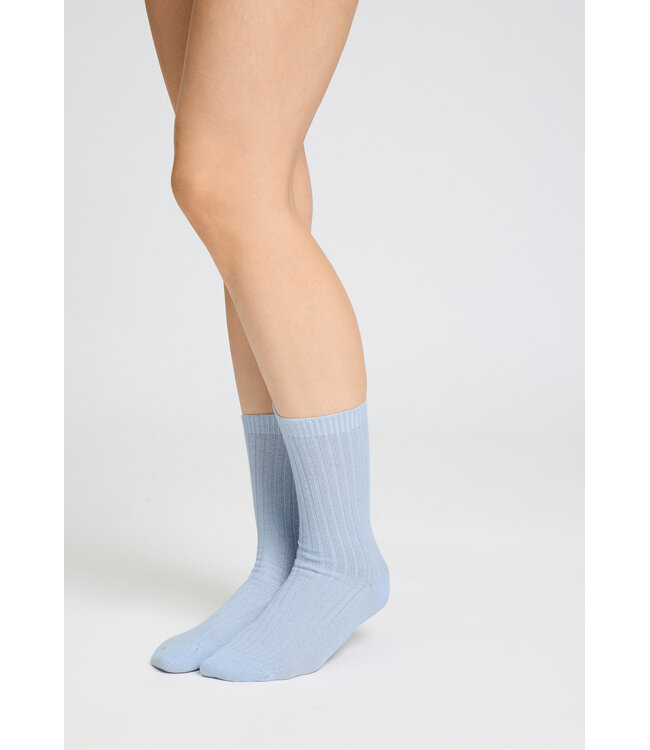 Hanro Socks Chalky Blue (078551)