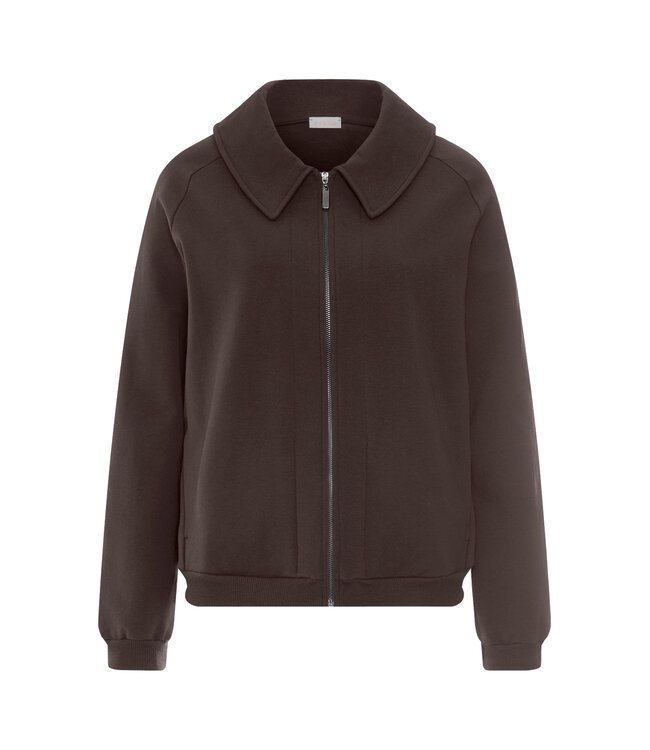 Hanro Natural Living Jacket Dark Mocha (078935)