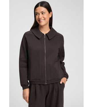 Hanro Natural Living Jacket Dark Mocha (NEW TREND)